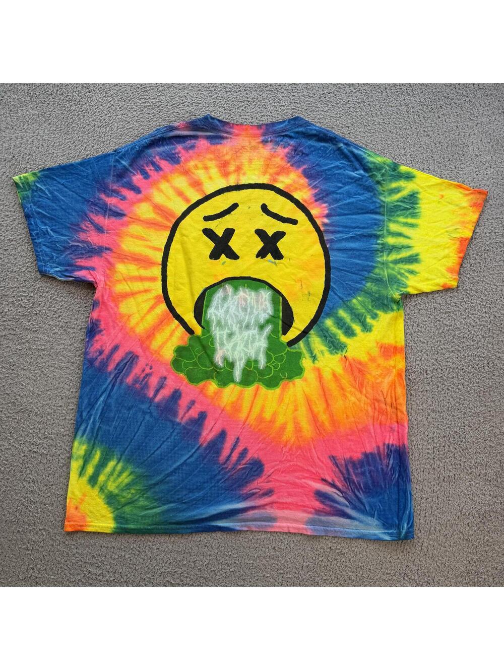 Travis Scott Astroworld Wish You Were Here Tie Dye T Shirt XL Cactus Jack Tour